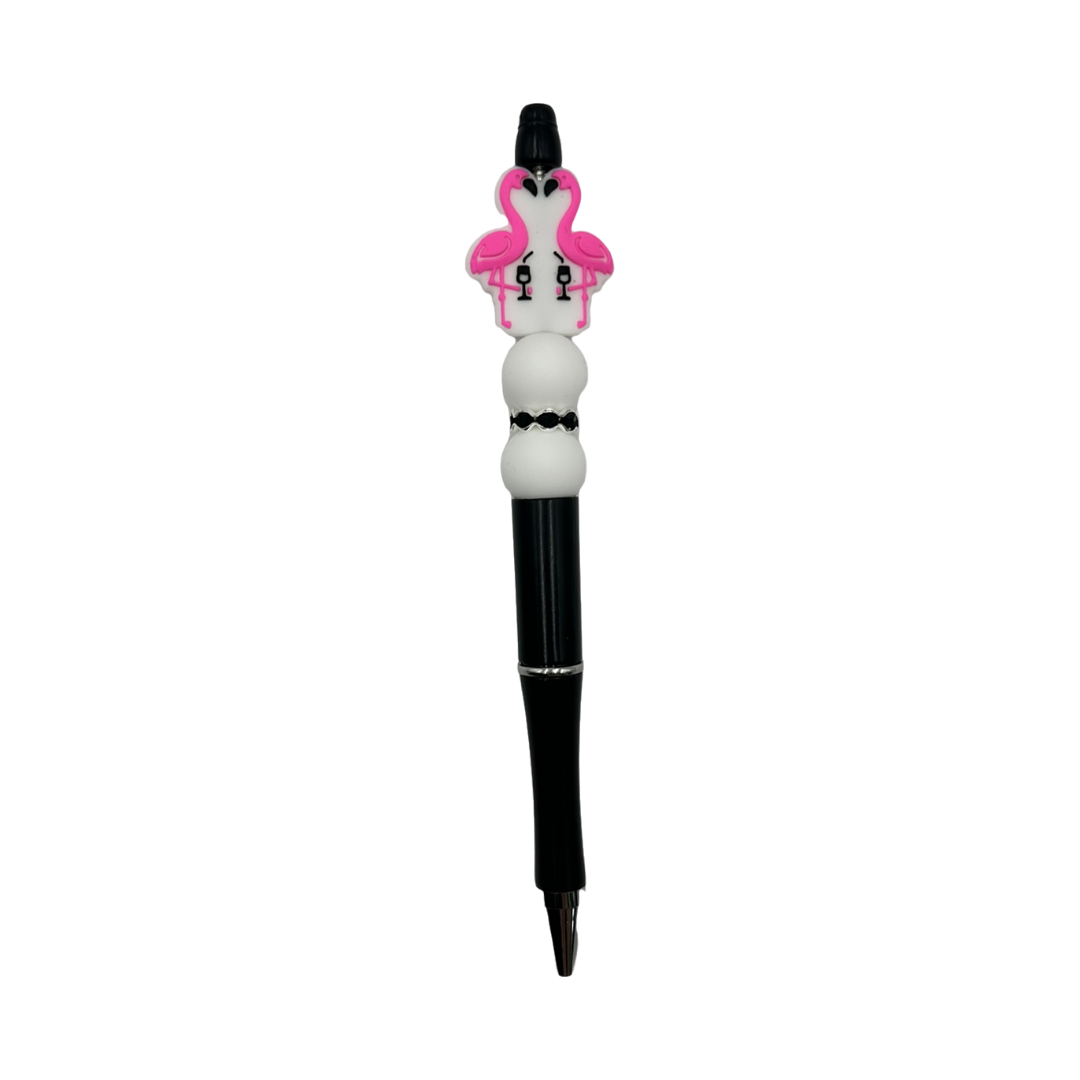 Focal Bead Pen- Wine Flamingo