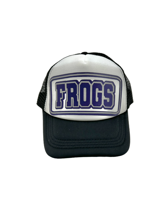 TCU Frogs Box Vinyl Trucker Hat