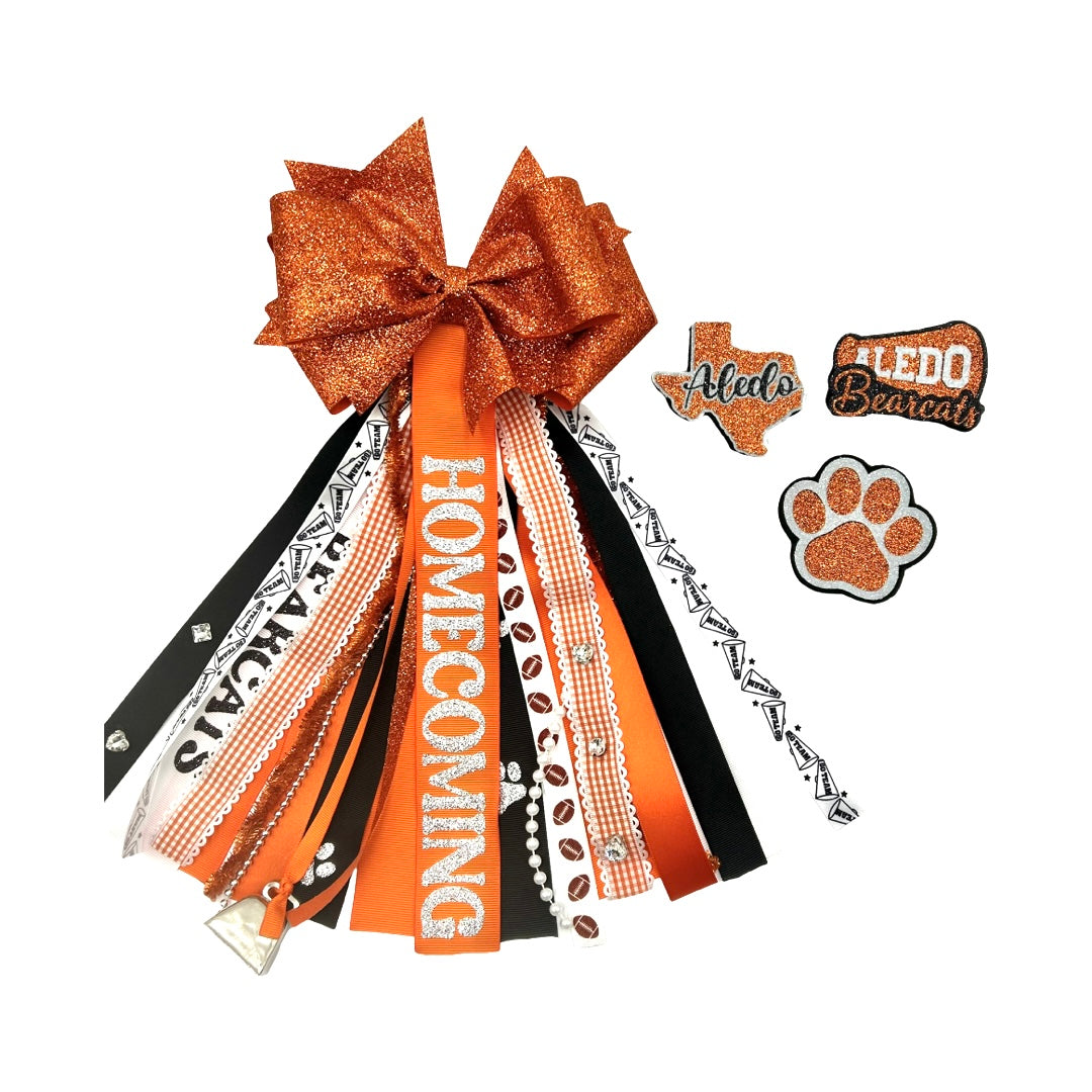 Aledo Bearcats Homecoming Mum Bow