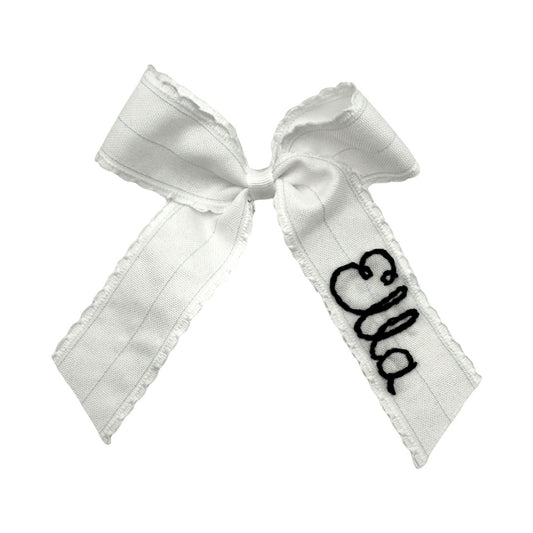 Back to School Personalized Hair Bow