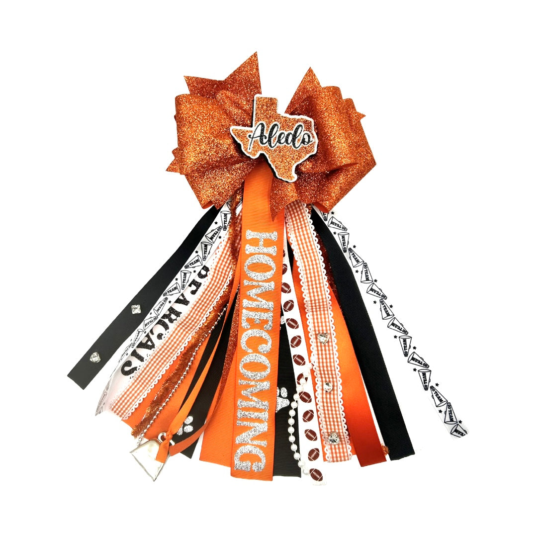 Aledo Bearcats Homecoming Mum Bow